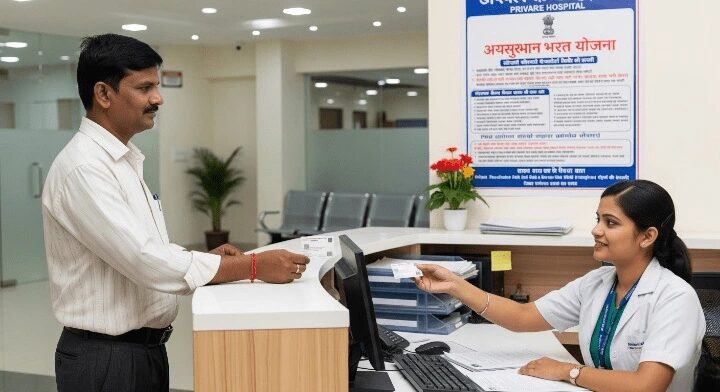 प्राइवेट अस्पताल में आयुष्मान कार्ड वेरिफिकेशन