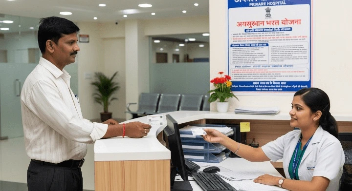 प्राइवेट अस्पताल में आयुष्मान कार्ड वेरिफिकेशन