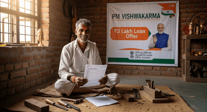 PM Vishwakarma Loan Apply 2025: ₹3 लाख तक बिना गारंटी लोन कैसे मिलेगा?