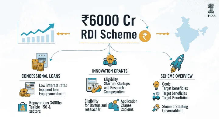 RDI Yojana 2025: युवाओं और Startups के लिए Research Funding का सुनहरा अवसर 1 RDI Yojana में स्टार्टअप्स के लिए सब्सिडी और लोन सुविधा