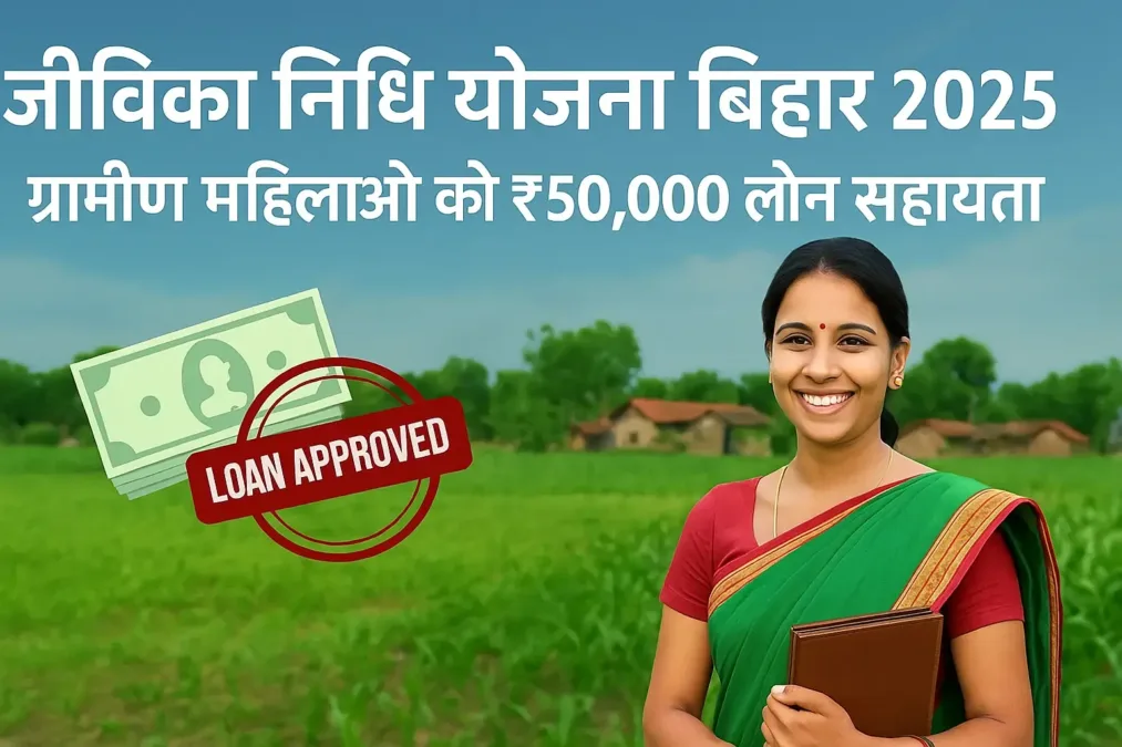 बड़ी खुशखबरी – Jeevika Nidhi Bihar Loan 2025 | जीविका निधि योजना ग्रामीण महिलाओं के लिए खास बड़ी खुशखबरी – Jeevika Nidhi Bihar Loan 2025 | जीविका निधि योजना ग्रामीण महिलाओं के लिए खास
